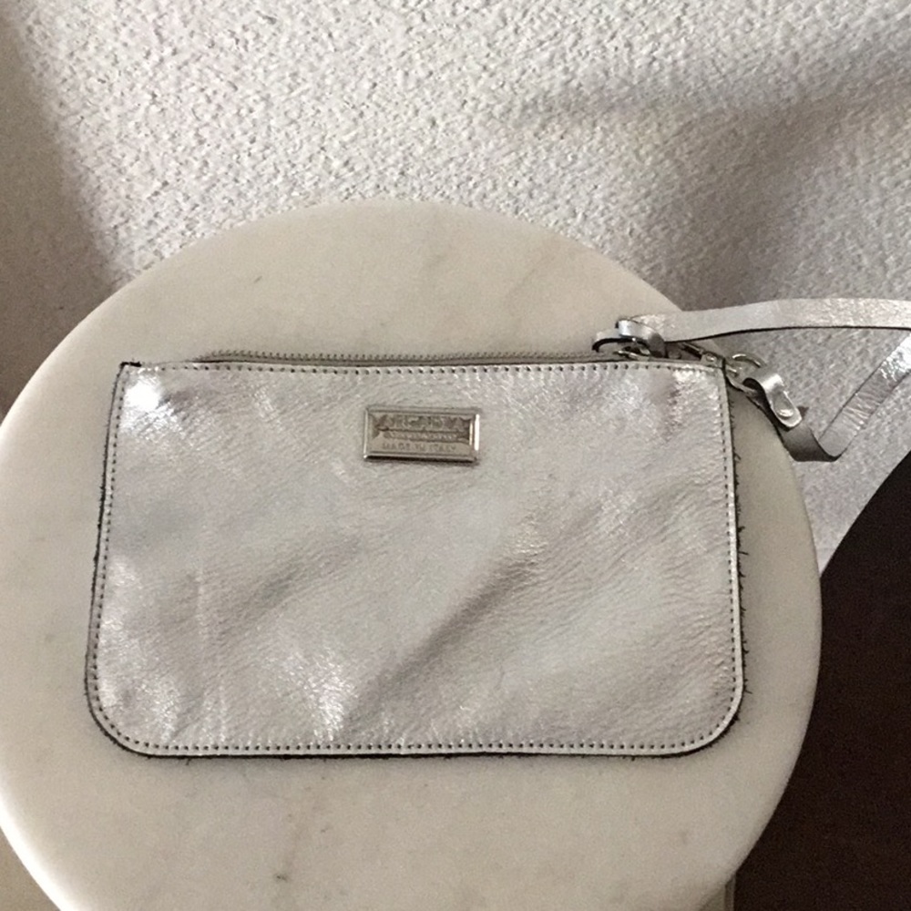 Silver Arcadia wristlet